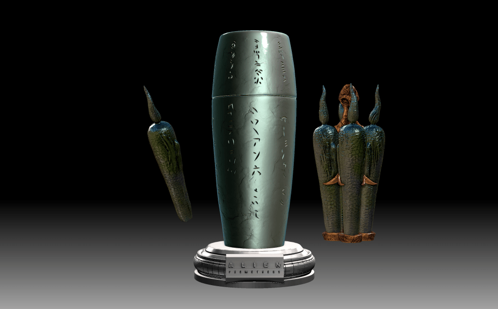 Réplica del Contenedor de Toxinas de Alien Prometheus – Edición Especial para Impresión en&nbsp;3D